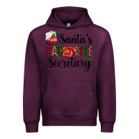 Mauve Wine santa's favorite secretary Urban Hoodie - AdoDesignShop