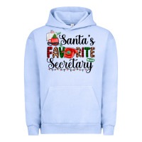Pigment Grape Ice santa's favorite secretary Urban Hoodie - AdoDesignShop