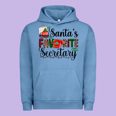 Santa's Favorite Secretary Urban Hoodie Designed By Adodesignshop