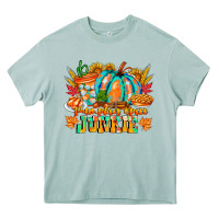 Arona Pumpkin Spice Junkie Heavy Core Tee - CowhideDigitalArt