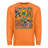 Carrot i have two titles mom and mimi and i rock them bot Premium Sweatshirt - Zillion Design Studio