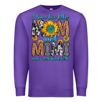 Purple i have two titles mom and mimi and i rock them bot Premium Sweatshirt - Zillion Design Studio