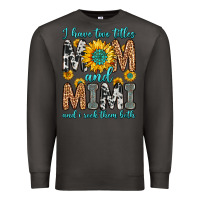 Smoke i have two titles mom and mimi and i rock them bot Premium Sweatshirt - Zillion Design Studio