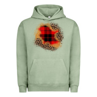 Pigment Oil Green christmas patch Urban Hoodie - JahusDesignShop