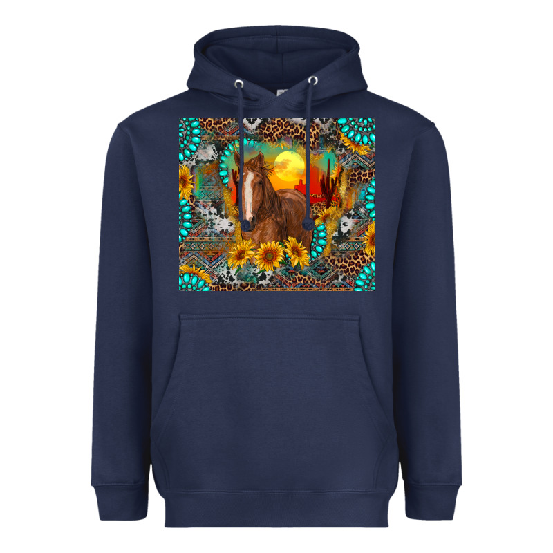 Western Horse And Desert Tumbler Heavyweight Hoodie by RanaPortraitStore | Teevron