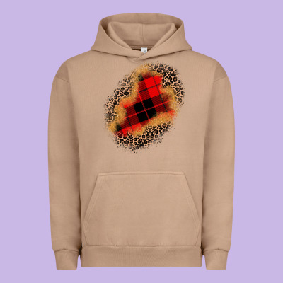 Christmas Patch Urban Hoodie Designed By Jahusdesignshop