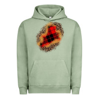 Pigment Oil Green christmas patch Urban Hoodie - JahusDesignShop
