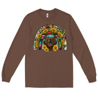 Chestnut bear rainbow Long Sleeve Tee - BarkalooDesign