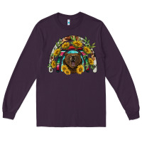 Plum bear rainbow Long Sleeve Tee - BarkalooDesign