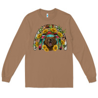 Toasted Coconut bear rainbow Long Sleeve Tee - BarkalooDesign
