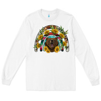 White bear rainbow Long Sleeve Tee - BarkalooDesign