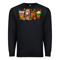 Black spanish teacher coffee cups Premium Sweatshirt - texasbilliewilder