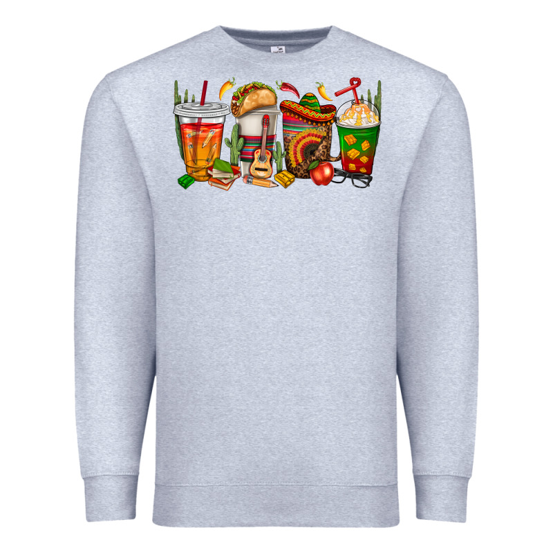 Spanish Teacher Coffee Cups Premium Sweatshirt by texasbilliewilder | Teevron