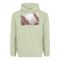 Matcha baseball brushstroke Heavyweight Hoodie - RanaPortraitStore