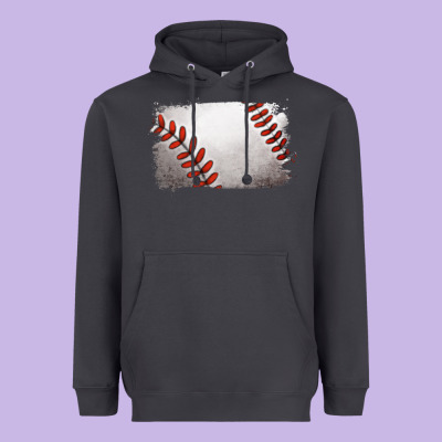 Heavyweight Hoodie baseball brushstroke