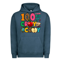 Pigment Midnight Navy 100 days of cray cray Urban Hoodie - Jasminsmagicworld