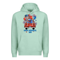 Seafoam happy memorial day farm truck Premium Hoodie - JahusDesignShop
