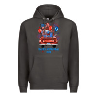 Smoke happy memorial day farm truck Premium Hoodie - JahusDesignShop