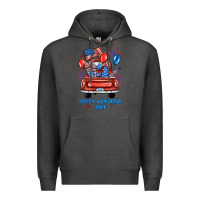 Charcoal Heather happy memorial day farm truck Premium Hoodie - JahusDesignShop