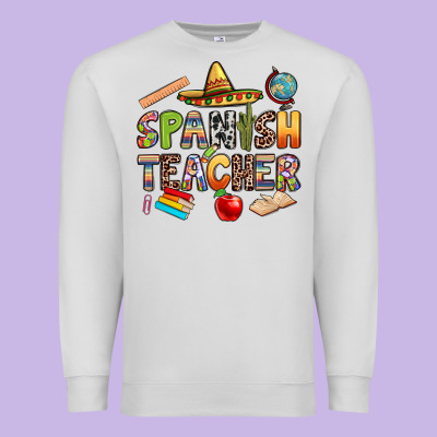 Spanish Teacher Premium Sweatshirt Designed By Texasbilliewilder