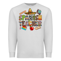 Dove Grey spanish teacher Premium Sweatshirt - texasbilliewilder