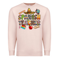 Pale Pink spanish teacher Premium Sweatshirt - texasbilliewilder