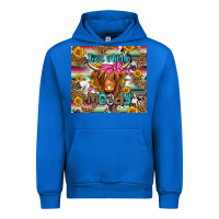 Cobalt just a little moody long haired cow Urban Hoodie - Jasminsmagicworld