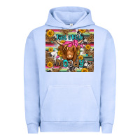 Pigment Grape Ice just a little moody long haired cow Urban Hoodie - Jasminsmagicworld