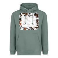 Sage black and brown cowhide Heavyweight Hoodie - RanaPortraitStore