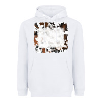 White black and brown cowhide Heavyweight Hoodie - RanaPortraitStore