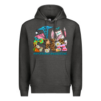 Charcoal Heather easter cna certified nursing assistant Premium Hoodie - AdoDesignShop