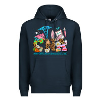 Navy easter cna certified nursing assistant Premium Hoodie - AdoDesignShop