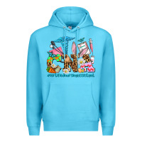Ocean Blue easter cna certified nursing assistant Premium Hoodie - AdoDesignShop