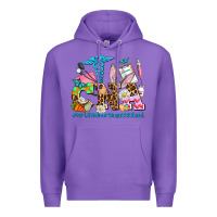 Purple easter cna certified nursing assistant Premium Hoodie - AdoDesignShop