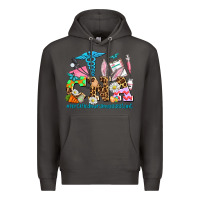 Smoke easter cna certified nursing assistant Premium Hoodie - AdoDesignShop