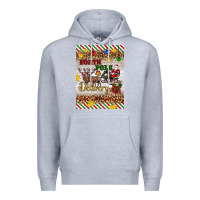 Heather Grey christmas north pole delivery Premium Hoodie - Artiststas