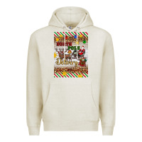 Oatmeal Heather christmas north pole delivery Premium Hoodie - Artiststas
