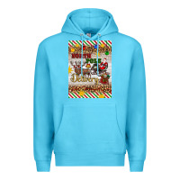 Ocean Blue christmas north pole delivery Premium Hoodie - Artiststas