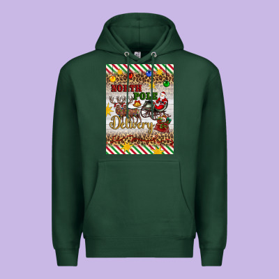 Christmas North Pole Delivery Premium Hoodie Designed By Artiststas