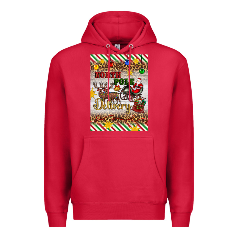 Christmas North Pole Delivery Premium Hoodie by Artiststas | Teevron