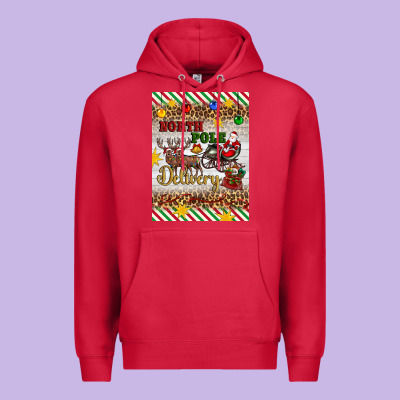 Christmas North Pole Delivery Premium Hoodie Designed By Artiststas
