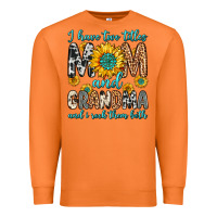Carrot i have two titles mom and grandma and i rock them Premium Sweatshirt - Zillion Design Studio