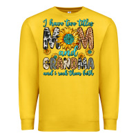 Lemon i have two titles mom and grandma and i rock them Premium Sweatshirt - Zillion Design Studio