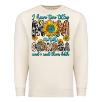 Sandshell i have two titles mom and grandma and i rock them Premium Sweatshirt - Zillion Design Studio