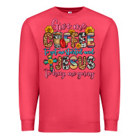 Cardinal give me coffee to get me started and jesus to keep Premium Sweatshirt - Zillion Design Studio