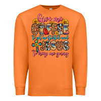 Carrot give me coffee to get me started and jesus to keep Premium Sweatshirt - Zillion Design Studio