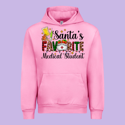 Santa's Favorite Medical Student Urban Hoodie Designed By Adodesignshop