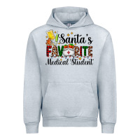 Heather Grey santa's favorite medical student Urban Hoodie - AdoDesignShop