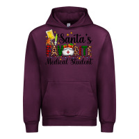 Mauve Wine santa's favorite medical student Urban Hoodie - AdoDesignShop