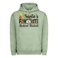 Pigment Oil Green santa's favorite medical student Urban Hoodie - AdoDesignShop